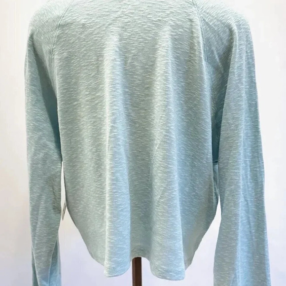 NWT SO GOODS FOR LIFE Juniors Long Sleeve Pullover V-Neck Green Shirt Size XL - Picture 5 of 10